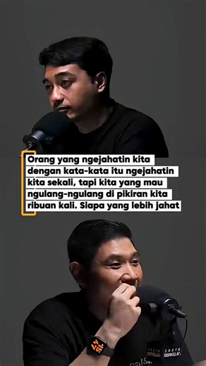 Dia cuma menyakitimu sekali, tapi kamu mengulangnya di pikiranmu ribuan kali.