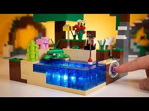 The Beach Side Flower Forest | Episode #1 | Custom LEGO Minecraft