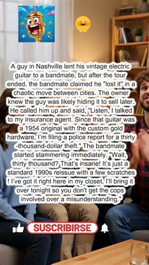 He “Lost” the Guitar… Until the Police Got Mentioned 🎸
