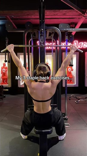 My musts in every back session!! 😮‍💨 ‪@gymshark‬ code LEONI10 #backday #upperbody #backexercise #gym