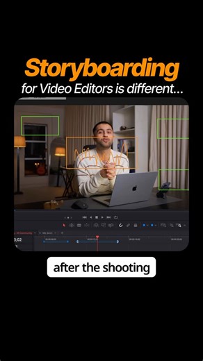 Saifullah Khan on Instagram: "You might have heard about story boarding for filmmaking, but you can apply the same fundamentals on your videos as a video editor! #creativetips #learnvideoediting #editingtips"