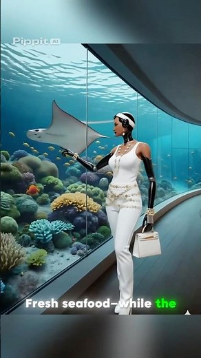 Fiji underwater hotel… and even the fish got a better view than you 🐠✨ @poseidonsresorts