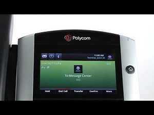 Polycom VVX 601 - Voicemail