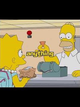 Homer is the most reliable person at the nuclear power plant.#thesimpsons