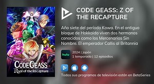 Ver Code Geass: Z of the Recapture en streaming