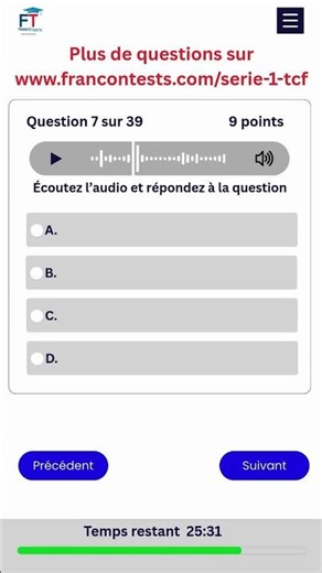 Exercice compréhension orale TCF #tcf #testdefrançais #compréhensionorale