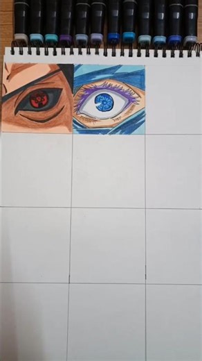 Gojo eyes drawing|✨🩵| Jujutsu kaisen | #shorts #anime #gojo #jujutsukaisen #animeart