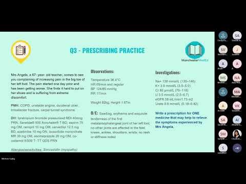 Manchester MedEd PSA Series - Mock Exam