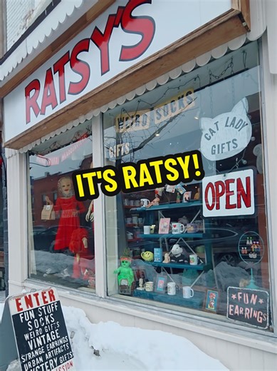 I'm Ratsy and this is my store. If you like supporting small weird shops... Come to mine! Weird socks, offensive mugs and nostalgic curiosities. See me soon.🙂❤️ Follow, like and share for more.