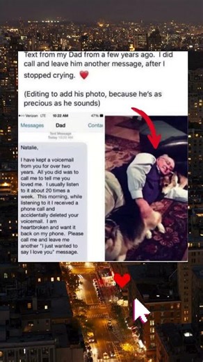 Dad Accidentally Deleted a Voicemail Saying ‘I Love You’ 💔📱