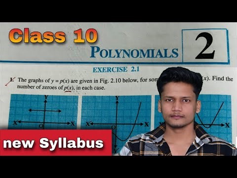 Ex 2.1 Class 10 | Polynomials Class 10 NCERT Ex 2.1 New Syllabus CBSE Rajmith study