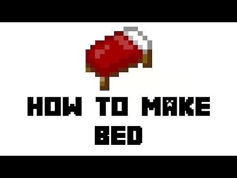 Minecraft Survival: How to Make Bed