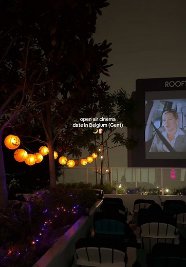 Open-Air Cinema Experience in Gent, Belgium
