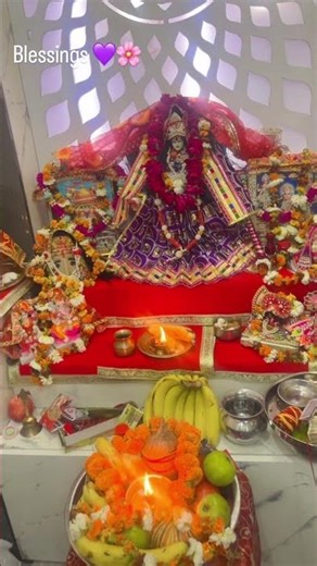 Blessings with best 🌸🙏maa ki chowki 🌸🙌🙏🪬Navratri day 3🙏🌸💙🪬🙌