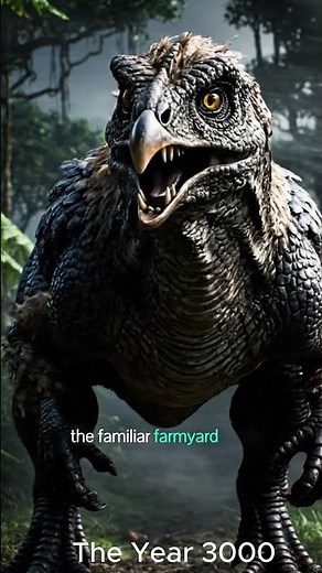 Chicken Evolution: 2025 vs Year 3000 (Return of the Dinosaur)