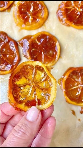 Honey Candied Lemon Slices (No Sugar!)
