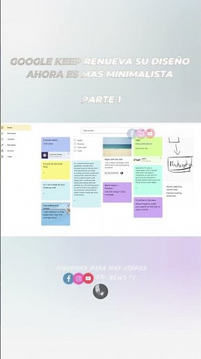 GOOGLE KEEP RENUEVA SU DISEÑO AHORA ES MÁS MINIMALISTA