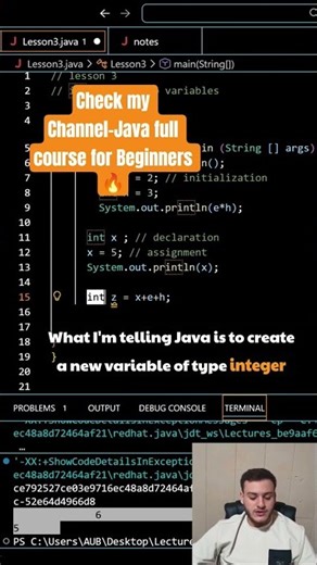 java full course for Beginners - on my channel🔥.#coding #java #begginers #learnjava #programming