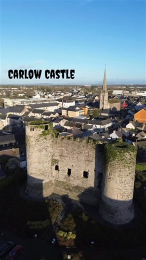 dronefoto.ie on Instagram: "Drone Video of Carlow Castle. #carlow #drone #ireland #dji #cinematography"