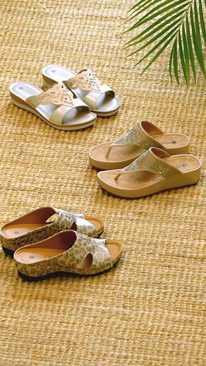 Dressed down or glam up, opt for sandals that do both. Shop Pavers Sandals. #FeelGreatFootwear | Pavers Shoes