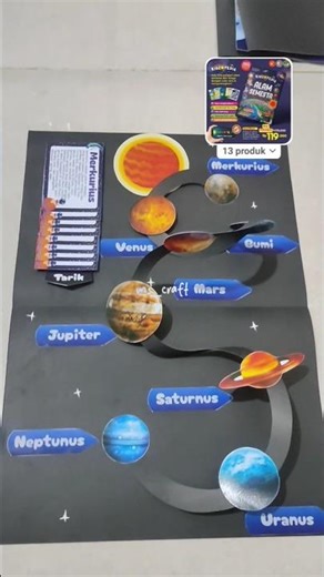 Tutorial on Making a Pop Up Book of Planets #popupbook #popupbooksolarplanet #popupsolarplanet #p...