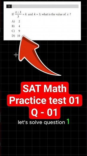 Solving Official SAT Practice Test 1 Question 1! ⏱️ #shorts #digitalsat