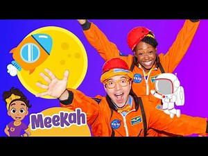 Blippi and Meekah Become NASA Astronauts! | Educational Videos for Kids | Blippi and Meekah Kids TV - Videos For Kids