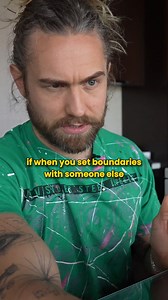 Set the boundary and let go of their reaction... | Aaron Doughty