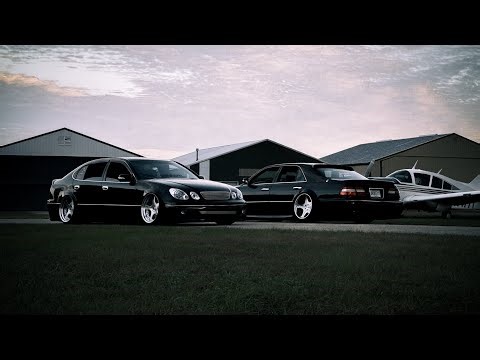 Black & Chrome VIP Lexus's (Y33 & GS400) Cinematic 4K