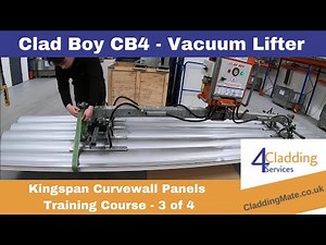 Clad Boy CB4 | Kingspan Curvewall Panels | Training Course | Video 3 of 4 | 4 Cladding Services
