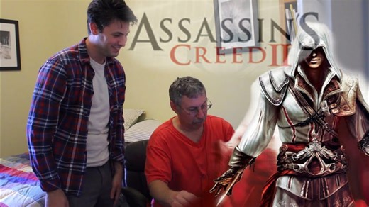 Dad struggles to become a killer in Assassin's Creed 2