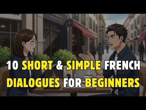 10 daily french conversation for beginners (A1–A2) | dialogues in french for beginners