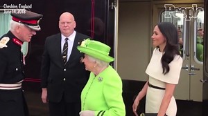 Watch: Meghan Markle and Queen Elizabeth Step Out Together for First Time