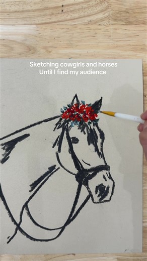 My Favorite Horse Sketch Inspired by Taylor Swift
