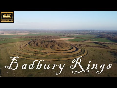 BADBURY RINGS - Iron Age Hill Fort, Dorset, UK, Cinematic - 4K