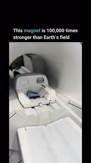 Furiouslytech on Instagram: "MRI machines use extremely strong magnets. Their magnetic force is tens of thousands of times stronger than Earth’s natural magnetic field. These magnets stay active at all times. They do not turn off like normal devices. This constant field is needed for clear medical images. The magnetic force aligns tiny particles inside the body. The scanner then measures how they react to radio signals. This creates detailed images of organs and tissues. Doctors use MRI scans to