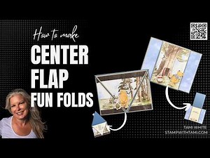 New Center Flap Fun Fold Card Making Series featuring Silly Old Bear