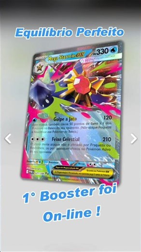 Primeiro booster de Equilíbrio Perfeito foi no On-line! #paiefilhapokemonbr #pokemon #perfectorder