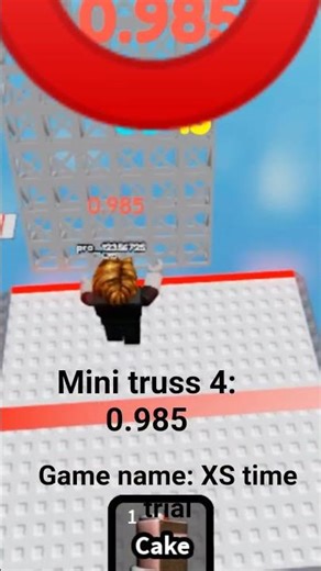 mini truss 4. bounceless record 0.985 #xstimetrail