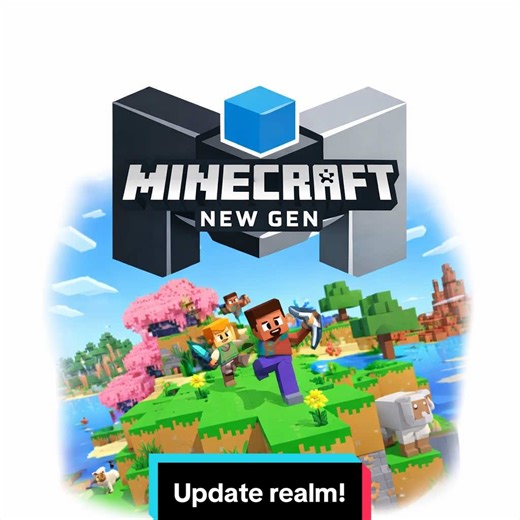 New gen! Minecraft realm Code:LcKKhkhYNqYo_Fc #minecraftrealm #bedrock #fypp #viral