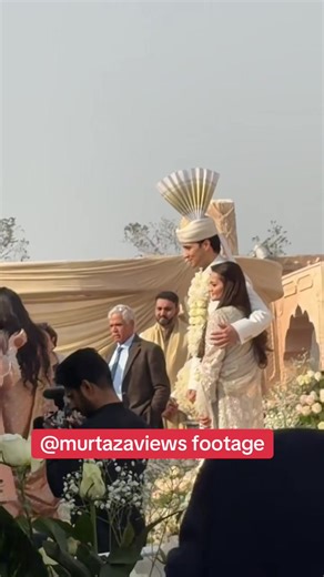 Junaid Safdar and Shanzeh Ali Rohail wedding/nikkah ceremony in Lahore - as the couple step into their new journey together @muhammadjsafdar