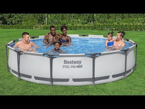 Bestway® Steel Pro MAX™ Above Ground Pool Set Round Install