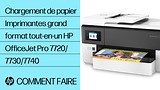 Gamme d'imprimantes tout-en-un grand format HP OfficeJet Pro 7720 Installation | Assistance HP®