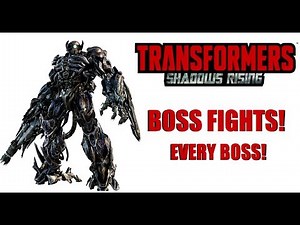 Sega's TRANSFORMERS: Shadow's Rising Arcade BOSS FIGHTS!
