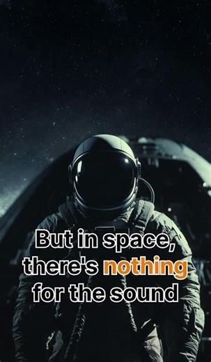 NO AIR = NO SOUND-👉 Why You Can’t Scream in Space 😳 👉 #facts #space #shorts