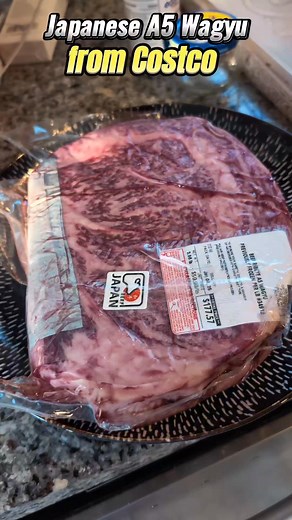 Finally, Opening the Japanese A5 Wagyu Ribeye from @costco This is the best steak that you can get in Japan. It has a rich, buttery flavor and melt-in-your-mouth texture. The high marbling (intramuscular fat) contributes to its luxurious juiciness and a subtle sweetness that enhances the umami (savory) taste. We used the steak's fat for blasting & Cooking with. This is Billy @da_life_of_dogs approved #costcofinds #costco #waygu | BeantownEater