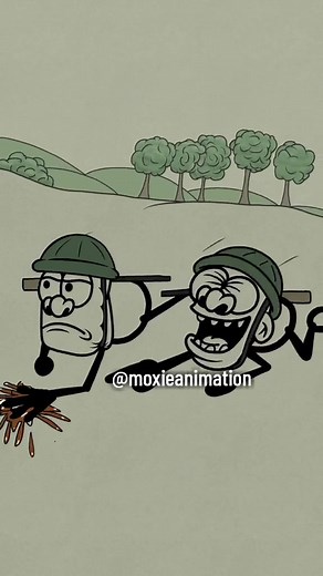 Funny Animated Soldiers in the Jungle Adventure