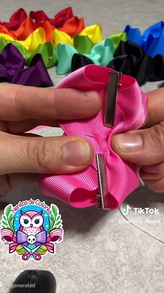 Tutorial de moños boutique con listón de 3.8cms