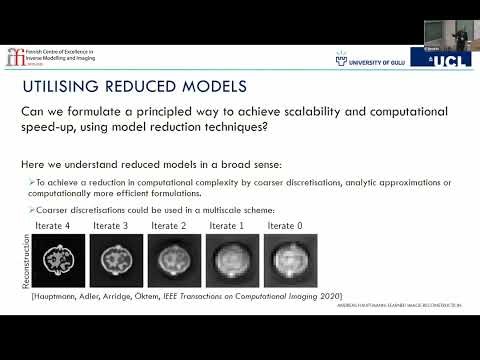 MDLW02 | Dr. Andreas Hauptmann | Reduced models in learned image reconstruction