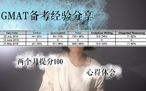 「干货分享」GMAT攻略1.0｜两个月提分110，总分750备考经验分享